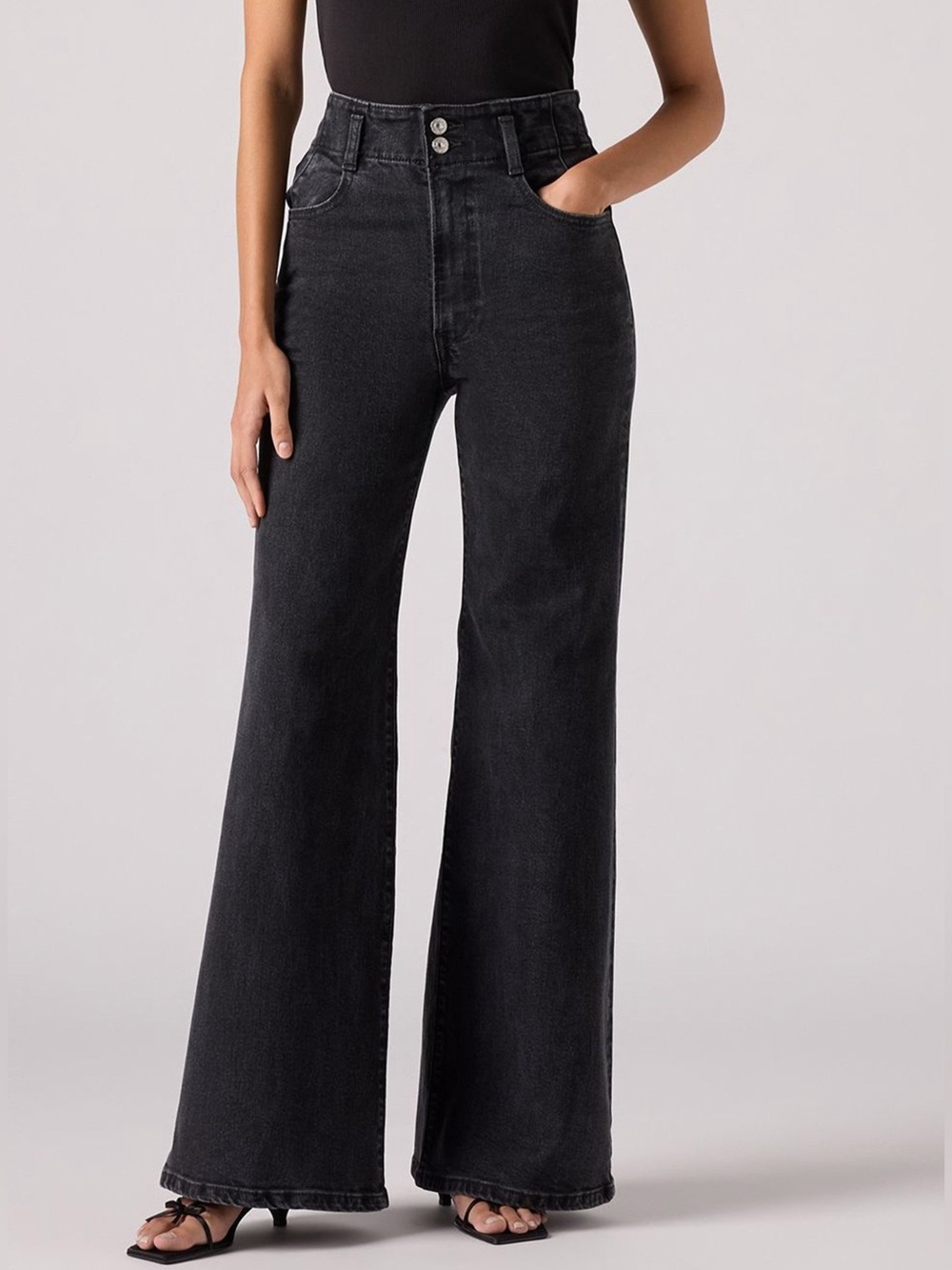 Levi’s Ribcage Bell Corset High Rise Bell Bottom Jeans Womens Size 31